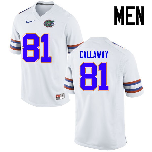 Florida Gators Men #81 Antonio Callaway College Football Jersey White